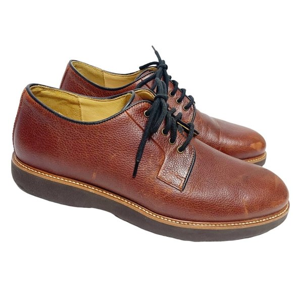 Samuel Hubbard Shoes | Samuel Hubbard Highlander Russet Dress Oxford Shoes 11 Pebble Leather Lace Up | Color: Brown | Size: 11 | Ferocious_Gear's